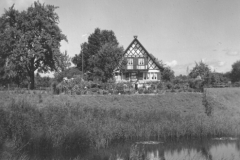 Postkarte mit Weiher